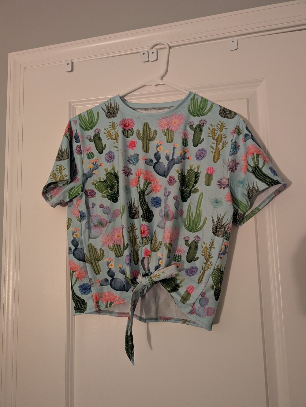 OG Blackmilk Succulent Tie Front Crop Top